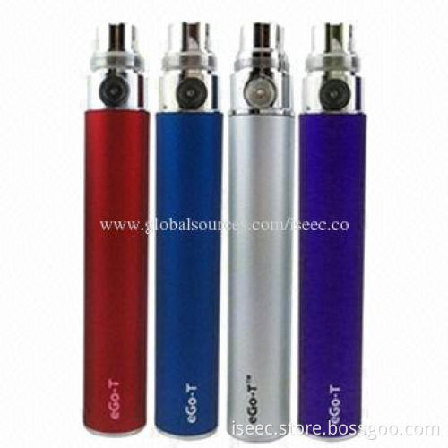 Hot Selling Ego-T E Cigarette Battery with 650/900/1,100mAh High Capacity